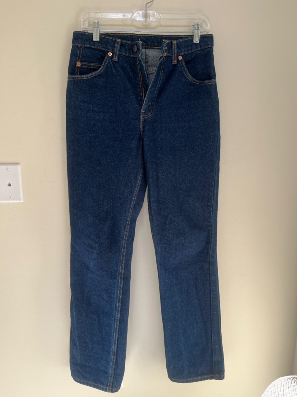 Vintage 90s Levi's 619 Orange Tab Jeans - Made in Canada - Dark Wash - 30x32